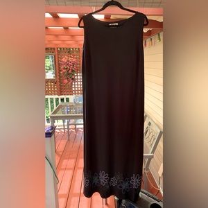 WOMENS PLUS SIZE STYLE & CO. COLLECTION BLACK SHIFT DRESS * 2X